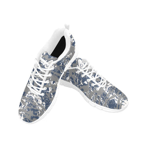 MINNESOTA.1- ART DECO LOW TOP-WHITE- Men's Breathable Running Shoes (Model 055)