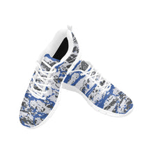 Load image into Gallery viewer, ORLANDO- ART DECO LOW TOP-WHITE- Men&#39;s Breathable Running Shoes (Model 055)
