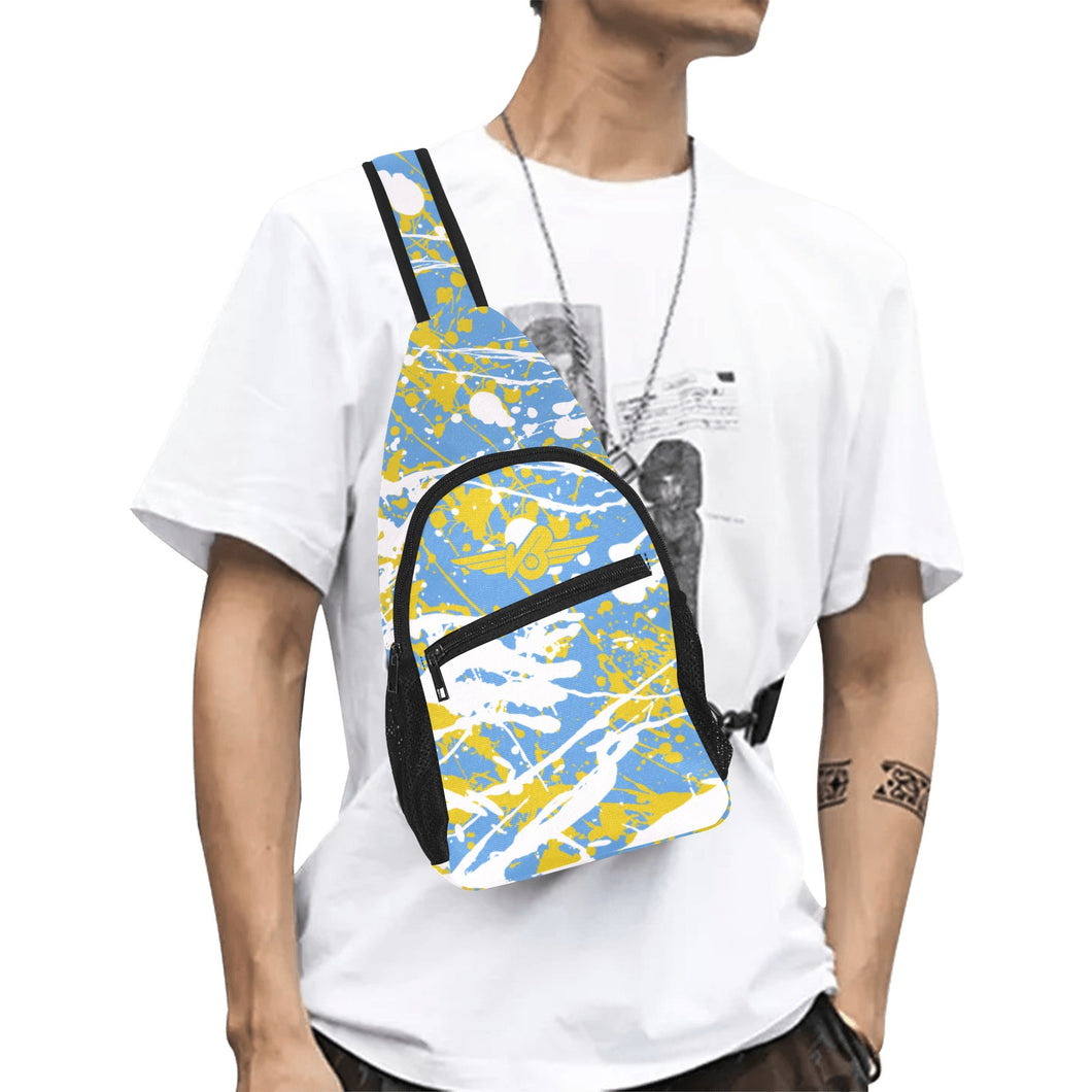 CHI TOWN All Over Print Chest Bag (Model 1719)