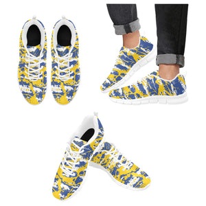 GOLDEN STATE ART DECO LOW TOPS-WHITE