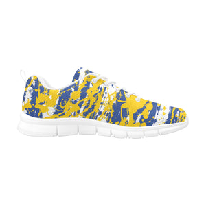 GOLDEN STATE ART DECO LOW TOPS-WHITE